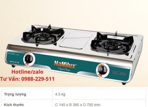 Bếp Gas Đôi Namilux NA-703ASM