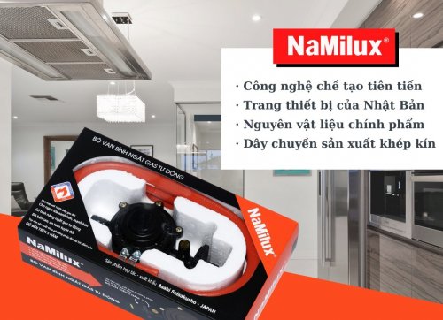 Bộ Van Dây Gas Namilux 345s Ngắt Gas Tự Động